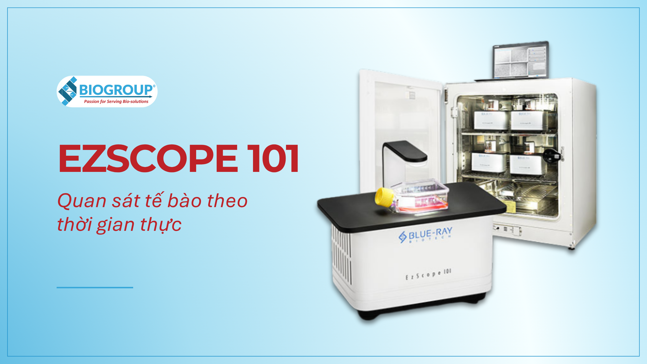 Thiết bị quan sát tế bào sống EzScope 101 